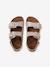 Sandales cuir à boucles or 4 - vertbaudet enfant 