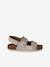 Sandales cuir à boucles or 2 - vertbaudet enfant 