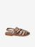Sandales enfant cuir brides or 2 - vertbaudet enfant 