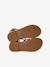 Sandale spartiate fille cuir à boucles camel 5 - vertbaudet enfant 