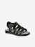Sandales enfant fille multi-brides collection maternelle noir 2 - vertbaudet enfant 