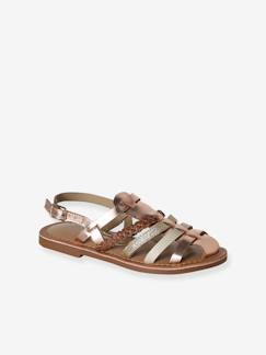 Chaussures-Chaussures fille 23-38-Sandales enfant cuir brides