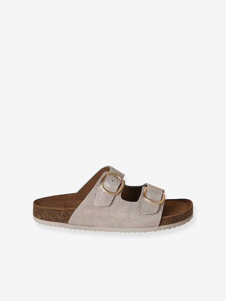 Sandales cuir boucles or 6 - vertbaudet enfant 