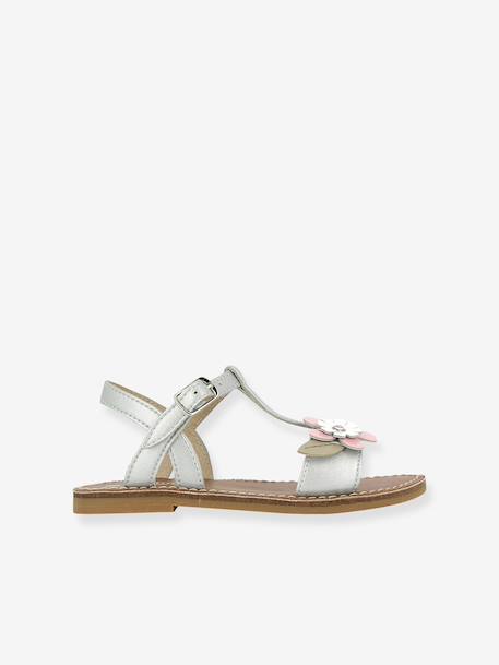 Sandales fille Summer Berlingot argenté 3 - vertbaudet enfant 