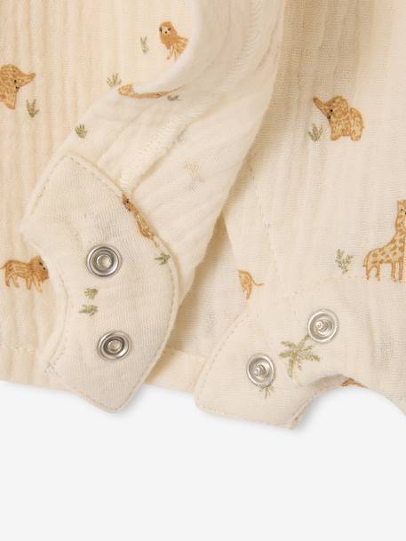 Combishort coton bio personnalisable écru 4 - vertbaudet enfant 
