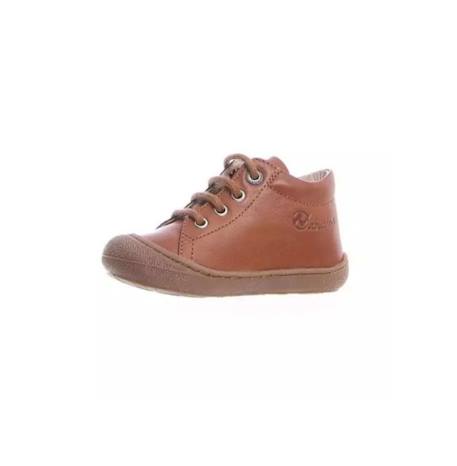 Chaussures en cuir cocoon Beige-+Bleu clair-+Bleu foncé-+Bordeaux-+Cognac-+Gris-+Jaune-+Marron foncé-+Noir-+Orange-+Sage-+Vert foncé- 22 - vertbaudet enfant 