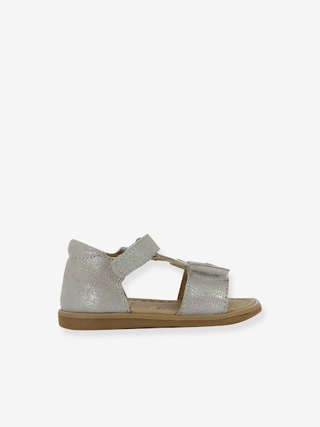 Sandales Titty Miaou Shoo Pom argenté 3 - vertbaudet enfant 