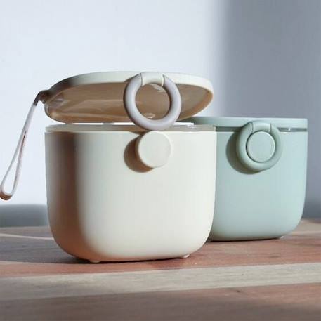 Boîte à lait en poudre doseuse nomade Beige+Terracotta+Vert de gris 2 - vertbaudet enfant 