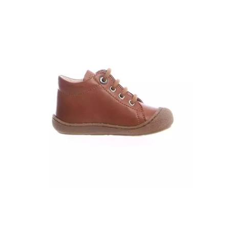Chaussures en cuir cocoon Beige-+Bleu clair-+Bleu foncé-+Bordeaux-+Cognac-+Gris-+Jaune-+Marron foncé-+Noir-+Orange-+Sage-+Vert foncé- 23 - vertbaudet enfant 