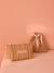 Trousse de toilette en coton vichy Vichy caramel+Vichy vert 1 - vertbaudet enfant 