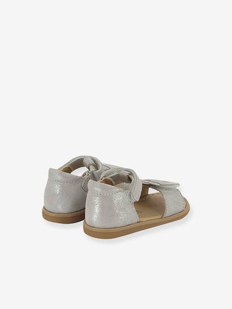 Sandales Titty Miaou Shoo Pom argenté 2 - vertbaudet enfant 