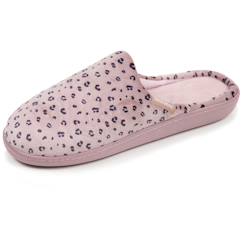 Vêtements de grossesse-Legging, collant-Chaussons mules microvelours semelle ergonomique soutien voûte plantaire