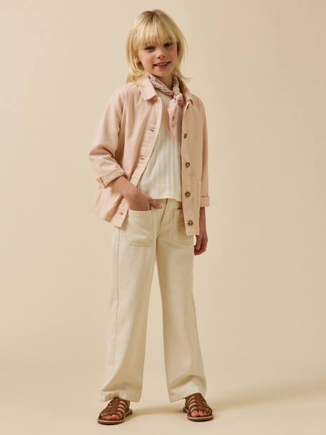 Veste worker fille en denim Nude 5 - vertbaudet enfant 