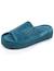 Chaussons mules ouvertes velours, plateforme 3,5 cm Bleucanard+Léopard blush 6 - vertbaudet enfant 