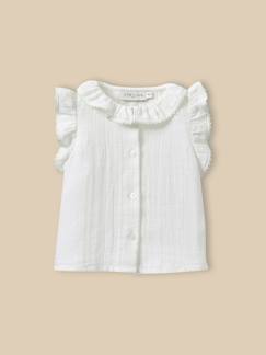 Bébé-Chemise, blouse-Blouse double gaze de coton bébé