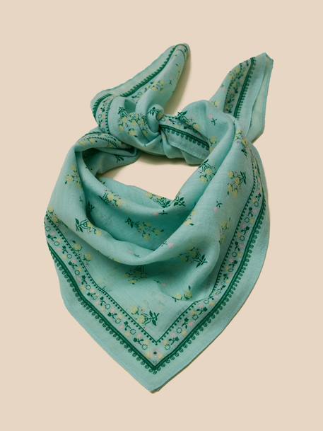 Fille-Foulard bourgeons  - coton biologique