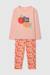 Pyjama fille manches longues imprimé Orange 1 - vertbaudet enfant 