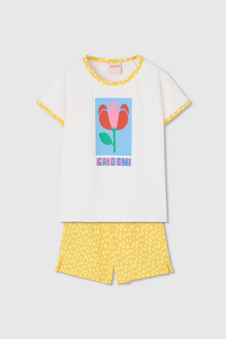 Fille-Pyjama fille manches courtes en coton