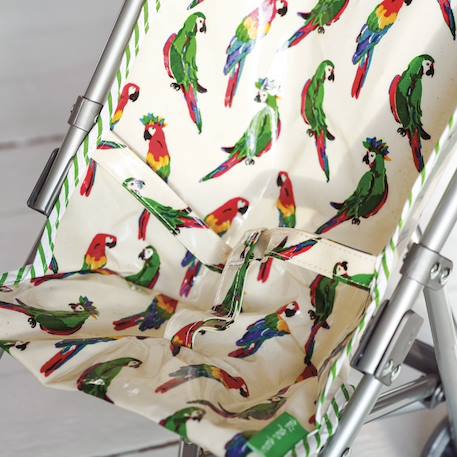 Poussette pour poupée le petit lucas du tertre le perroquet Vert, rouge 3 - vertbaudet enfant 