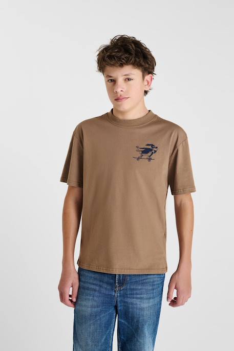 Tee-shirt ludbo Brown 1 - vertbaudet enfant 