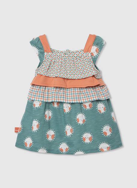 Bébé-Robe bébé en maille imprimée