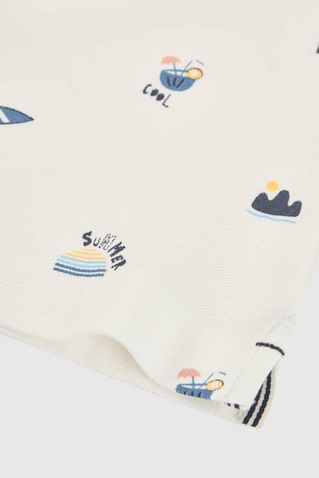 Polo enfant coton Blanc 4 - vertbaudet enfant 