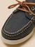 Chaussures bateau en cuir garçon Marine+Marron 6 - vertbaudet enfant 