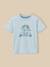T-shirt enfant collection jules verne - coton biologique Bleu pastel 1 - vertbaudet enfant 