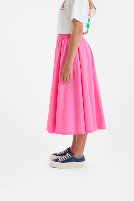 Jupe evasée, patineuse olenagi Pink fluo 3 - vertbaudet enfant 