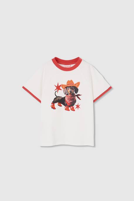 Pyjama enfant en coton  imprimé Blanc 3 - vertbaudet enfant 