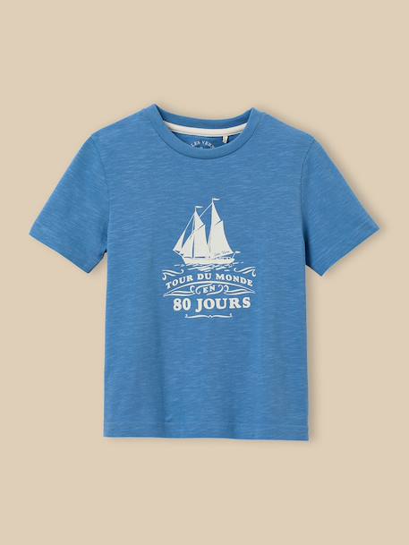 T-shirt enfant collection jules verne - coton biologique Oxford 1 - vertbaudet enfant 
