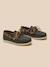 Chaussures bateau en cuir garçon Marine+Marron 5 - vertbaudet enfant 