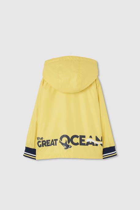 Parka enfant tissu technique Jaune 2 - vertbaudet enfant 