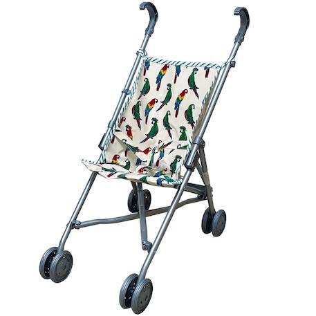 Poussette pour poupée le petit lucas du tertre le perroquet Vert, rouge 1 - vertbaudet enfant 