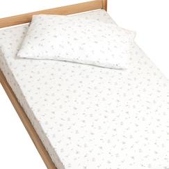 Linge de maison et décoration-Linge de lit bébé-Drap-housse en gaze de coton melody