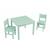 Ensemble table et chaises enfant  4-7 ans Vert sauge 1 - vertbaudet enfant 