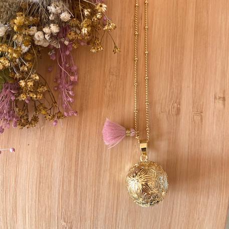 Bola de grossesse gravé avec pompon rose Or 2 - vertbaudet enfant 