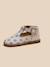 Salomés perforées en cuir bébé Blanc casse+Cognac 2 - vertbaudet enfant 