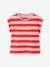 T-shirt marinière fille manches courtes - capsule famille bois de rose 6 - vertbaudet enfant 