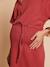 Robe longue grossesse et allaitement kaki+terracotta 10 - vertbaudet enfant 