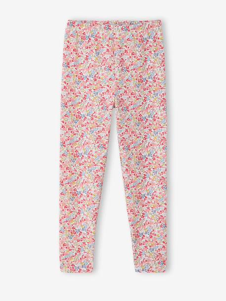 Legging fille imprimé coton bio multicolore 3 - vertbaudet enfant 