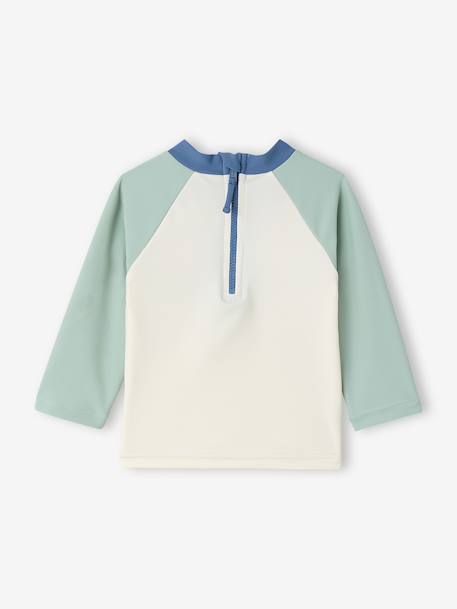 T-shirt bébé anti UV vert sauge 3 - vertbaudet enfant 