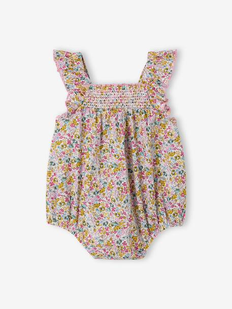 Barboteuse bébé volants coton multicolore 4 - vertbaudet enfant 