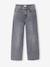 Pantalon large fille denim bleu moyen+denim gris 8 - vertbaudet enfant 
