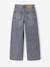Pantalon large fille denim bleu moyen+denim gris 9 - vertbaudet enfant 