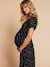 Robe grossesse allaitement cache coeur noir 2 - vertbaudet enfant 