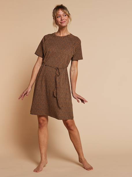 Chemise de nuit allaitement grossesse léopard taupe 7 - vertbaudet enfant 