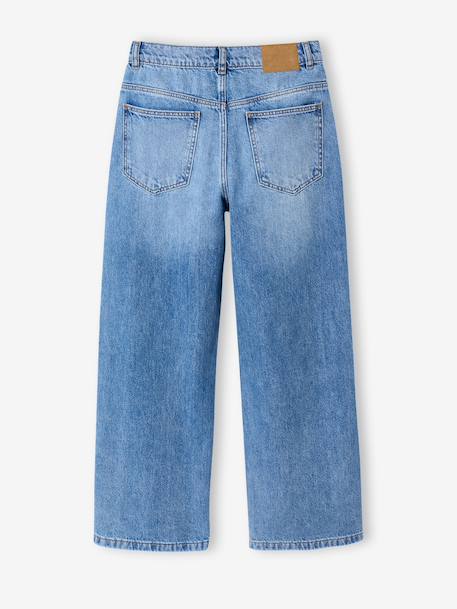 Jean large rivets étoiles bleu clair 4 - vertbaudet enfant 