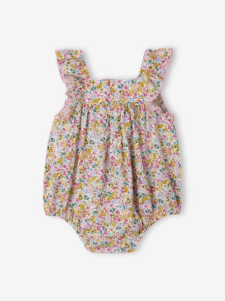 Barboteuse bébé volants coton multicolore 5 - vertbaudet enfant 