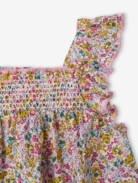 Barboteuse bébé volants coton multicolore 6 - vertbaudet enfant 